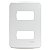 Miluz - Bossa - 4X2 Plate - 2 Gang - With Fixing Frame - White S3B57220 SCHNEIDER - Imagem 1