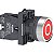 Botão Ø22Mm Plástico, Retorno Por Mola, Vermelho, "O", Nf XA2EA4322 SCHNEIDER - Imagem 1