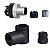 Conector M12 Machoo 4 Pinos Cotoveloovelo Com Anel Metalico XZCC12MCM40B SCHNEIDER - Imagem 1