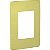 Placa 4X2 3 Postos Br/Alu Solar Yellow S733103605 SCHNEIDER - Imagem 1