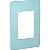 Placa 4X2 3 Postos Br/Alu Orbital Blue S733103615 SCHNEIDER - Imagem 1
