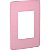 Placa 4X2 3 Postos Br/Alu Venus Pink S733103625 SCHNEIDER - Imagem 1