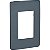 Orion - Placa 4X2 - 3 Módulos - Graphite / Aluminium Galaxy Black S733103769 SCHNEIDER - Imagem 1