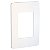 Orion - Cover-Frame 4X2 - 3 Modules - White / Chrome Soft S732103405 SCHNEIDER - Imagem 1