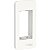 Orion - Cover & Fixing-Frame For Thin Panel - 1 Module - White S731001004 SCHNEIDER - Imagem 1