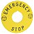 Etiqueta Gravada Emergency Stop D60 9001KN9330 SCHNEIDER - Imagem 1