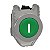 Push Button Flush Mounted, Metal, Green, Ø30, Spring Return, Marked I, 1 No XB4FA3311 SCHNEIDER - Imagem 1
