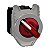 Illuminated Selector Switch Flush Mounted, Metal, Red, Ø30, 2 Positions, Stay Put, 230...240 V Ac 1 No + 1 Nc XB4FK124M5 SCHNEIDER - Imagem 1
