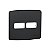 Placa+Suporte 4X4 2 Postos Grafite S3B77421 SCHNEIDER - Imagem 1