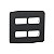 Placa+Suporte 4X4 4 Postos Grafite S3B77441 SCHNEIDER - Imagem 1