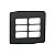 Placa+Suporte 4X4 6 Postos Grafite S3B77461 SCHNEIDER - Imagem 1
