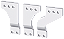 Do Lado Frontal Peças De Conexão Principal Expandidas Para Montar Na Conex Principal Frontal 3pç Interruptor De Montagem Fixa Acessórios Para Disjuntor 3WL10 / 3VA27 Acessórios E Peças Sobressalentes Para Disjuntores Abertos 3VW9011-0AL73 Siemens - Imagem 1