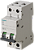 Minidisjuntor 400V 4,5kA De 2 Polos B 6A Disjuntores Sentron Para A Proteção Segura Contra Curto-Circuito E Sobrecarga Para Aplicações Padrão Em Habitações E Edifícios Montagem E Desmontagem Do Aparelho Sem Ferramenta Cablagem 5SL3206-6MB Siemens - Imagem 1