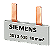 Barramento De Pino 16mm2 Conexão 6x De 1 Fase+Ia/Fs Protegido Contra Contato Barramento De Pernos Sentron 5ST3 Como Componente Adicional Para Dispositivos De Proteção De Corrente Residual E Minidisjuntores Estes Componentes Adicionais 5ST3634 Siemens - Imagem 1