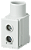 Terminal De Alimentação Central 50mm2 Para Barramentos De Pino Conforme Ul 508 Terminal De Alimentação Intermédia Sentron 5ST3 Como Componente Adicional Para Dispositivos De Proteção De Corrente Residual E Minidisjuntores Estes 5ST3770-1HG Siemens - Imagem 1