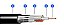 Cabo De Controle (Pvc/Pvc) 500V Sem Blindagem 7 X 0,5 Mm ² Preto Induscabos - Imagem 1