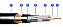 Cabo De Controle 1000V Blindado Com Fita De Cobre (Pvc/Pvc) 7 X 6 Mm ² Preto Induscabos - Imagem 1