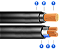 Cabo Livre De Halogênio Atox Flex 90 (0,6/1 Kv) 1 X 2,5 Mm ² Azul Rolo Com 100 Metros Induscabos - Imagem 1