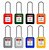 Cadeado Plast. Haste Aluminio / Preto / 02 Ch / 38Mm / Ci Calpr240Ci Tagout - Imagem 1