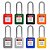 Cadeado Plast. Haste Metalica Cromada / Azul / 01 Ch / 25Mm Cm Cmcaz125Cm Tagout - Imagem 1