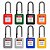 Cadeado Plast. Haste Plastica / Vermelho / 02 Ch / 38Mm / Cd Cpvm240Cd Tagout - Imagem 1