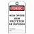 Etiqueta De Perigo Flexivel / Descr.: Nao Opere S/ Protetor De Ouvido Etfbr04 Tagout - Imagem 1