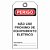 Etiqueta De Perigo Flexivel / Descr.: Nao Uso Proximo De Equip Eletr Etfbr06 Tagout - Imagem 1