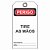 Etiqueta De Perigo Flexivel / Descr.: Tire As Maos Etfbr10 Tagout - Imagem 1