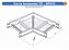 Curva Para Leito Horizontal Aço Carbono 75G Raio Segmentado 320 700Mm Gf Aba Externa Alt 100Mm - Imagem 1