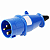 Plugue Newkon 2P+T 16A 200/250V 6H Azul Ip44 N3076 Steck - Imagem 1