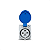 Tomada Embutir Newkon 3P+T 32A Azul Steck N4249 - Imagem 1