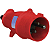 Plugue Newkon 2P+T 32A Vermelho Steck N3279 - Imagem 1