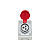 Tomada Sobrepor Newkon 2P+T 16A Vermelho Steck N3009 - Imagem 1