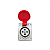 Tomada Embutir Newkon 3P+T 16A Vermelho Steck N4046 - Imagem 1