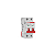 Disjuntor Serie Sd62 20A 2P Curva B 3Ka SDD62B20 Steck - Imagem 1