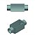 Caixa Fixa Conduletzel Alu Cinza C 1.1/2" Tampa Cega Ved Pvc Npt C-30 NPT C/ TP+V PVC ALU CZ Wetzel - Imagem 1