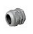 Conector Prensa Cabo Nylon Curto Cinza 1" Diametro Cabo 18-25 C/ R Bsp C/ Contrapor PN BSP C+P-20 CZ Wetzel - Imagem 1