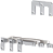 Modulo Interligação Reversão 3Rt1.5 3RA1953-2N SIEMENS - Imagem 1