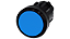 Frontal Botao Plas Ret 22Mm Az 3SU1000-0AA50-0AA0 SIEMENS - Imagem 1