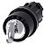 Front Comut Pla Chv Ron 3Pos Rmv0 Ret 3SU1000-4BL01-0AA0 SIEMENS - Imagem 1