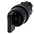 Interruptor De Chave O M R 22 Mm Redondo Plástico Número Do Fecho 73034 Preto Com 2 Chaves 3 Posições De Comutação I-O-Ii De Encaixe Ângulo De Comutação 2x45 10 30h/12h/13 30h Retirada Da Chave O Interruptor De Chave Sirius 3SU1000-4HL01-0AA0 Siemens - Imagem 1