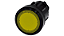 Frontal Botao Plas Ilu Mom 22Mm Am 3SU1001-0AB30-0AA0 SIEMENS - Imagem 1
