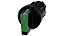 Frontal Comut Plas Ret 3Pos 22Mm Vd 3SU1002-2BL40-0AA0 SIEMENS - Imagem 1