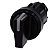 Front Comut Pla 3Pos Retesq/Momdir Pt 3SU1002-2BN10-0AA0 SIEMENS - Imagem 1