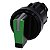 Front Comut Plas 3Pos Retesq/Momdir Vd 3SU1002-2BN40-0AA0 SIEMENS - Imagem 1