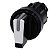 Front Comut Plas 3Pos Retesq/Momdir Br 3SU1002-2BN60-0AA0 SIEMENS - Imagem 1