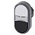 Front Botao Dup Anel Pt/Br 3SU1030-3AB61-0AA0 SIEMENS - Imagem 1