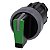Front Comut Anel Mom 3Pos Vd 3SU1032-2BM40-0AA0 SIEMENS - Imagem 1