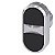 Front Botao Dupl Met 22Mm Pt 3SU1050-3AB11-0AA0 SIEMENS - Imagem 1