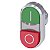 Front Botao Dupl Met Sal Insc"I/O Vd/Vm 3SU1050-3BB42-0AK0 SIEMENS - Imagem 1